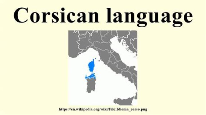 What is corsican language?