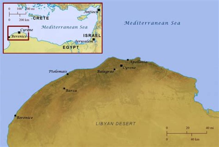 What is cyrene in the bible?