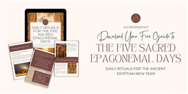 What is epagomenal days?