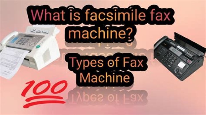 What is facsimile machine?