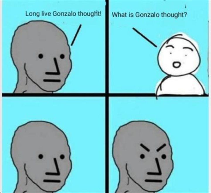 What is gonzalo thought?