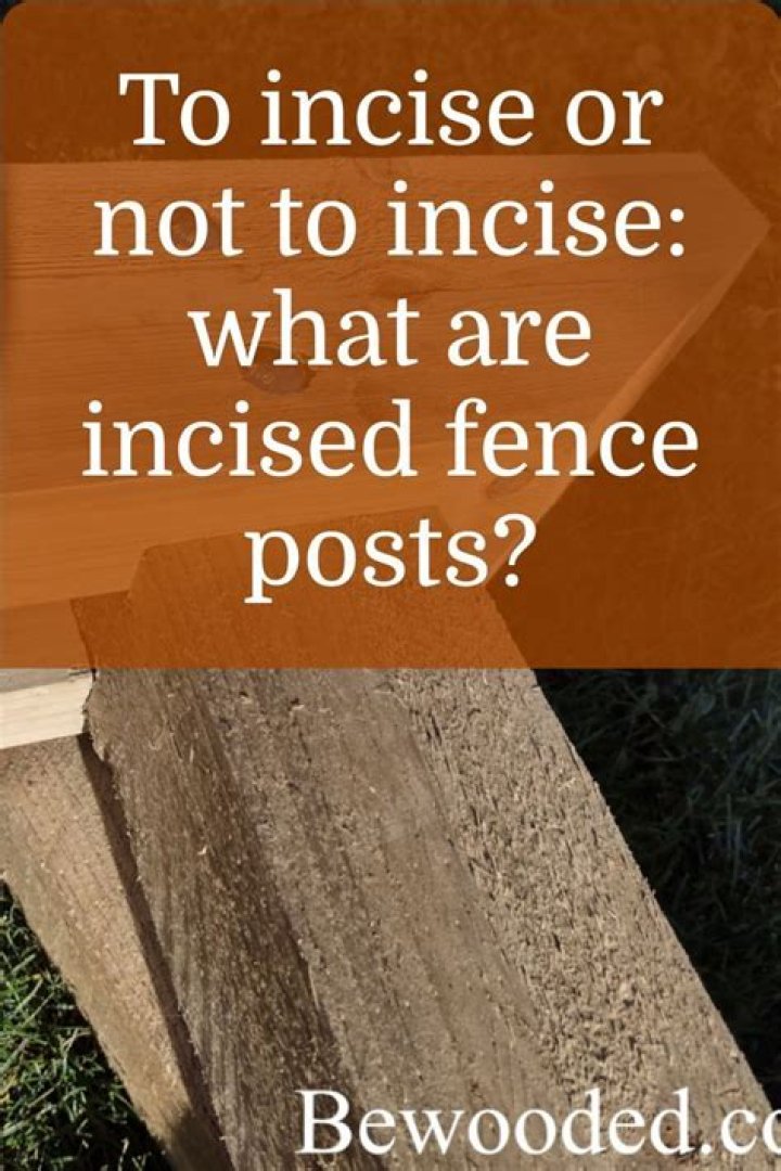 What is incised fence post?