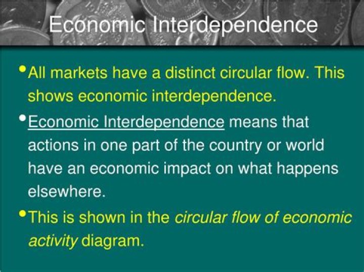 What is interdependence in economics?
