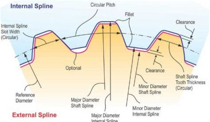 What is involute spline?