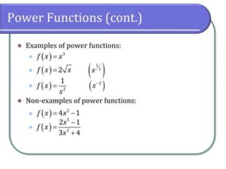 What is not a power function?