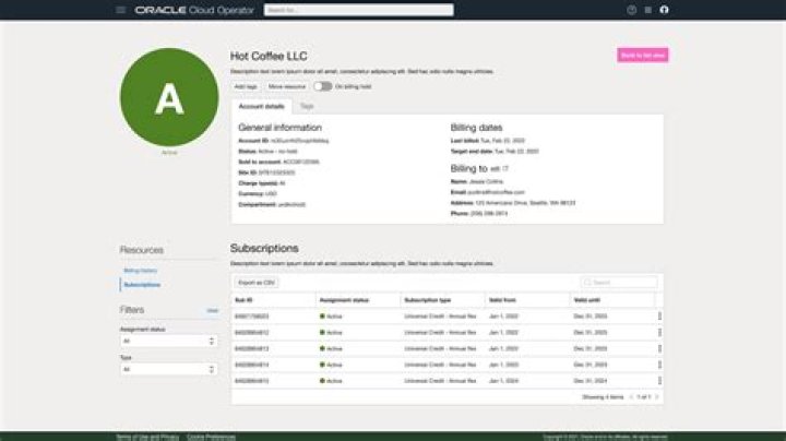 What is oracle oam?