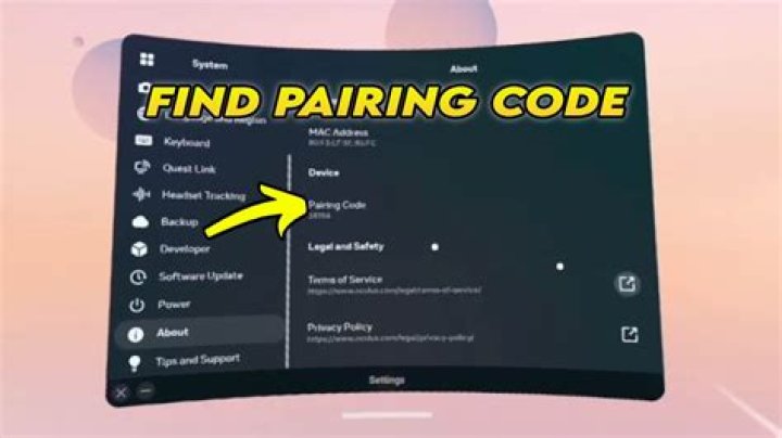 What is pairing code for zoom?