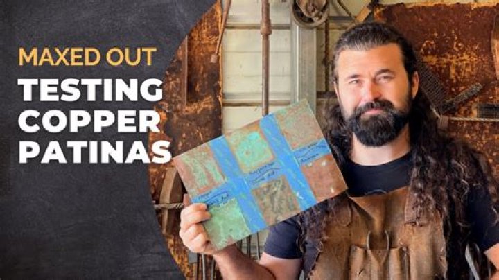 What is patinated copper?