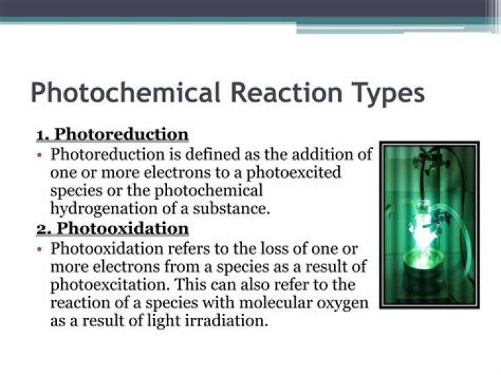 What is photoreduction reaction?