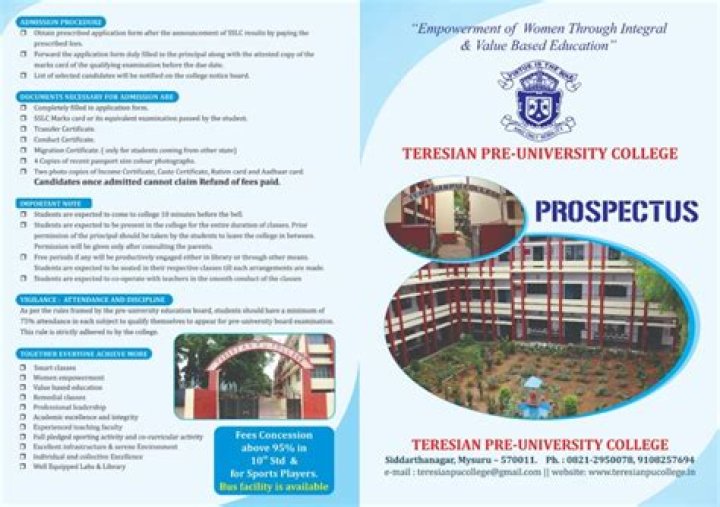 What is prospectus in college?