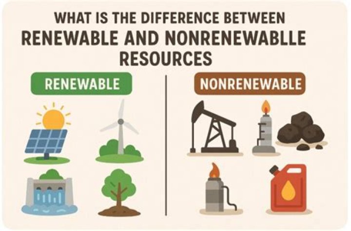 What is renewable and nonrenewable energy?