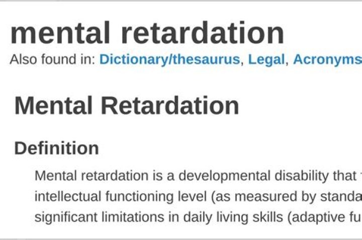 What is retardation definition?