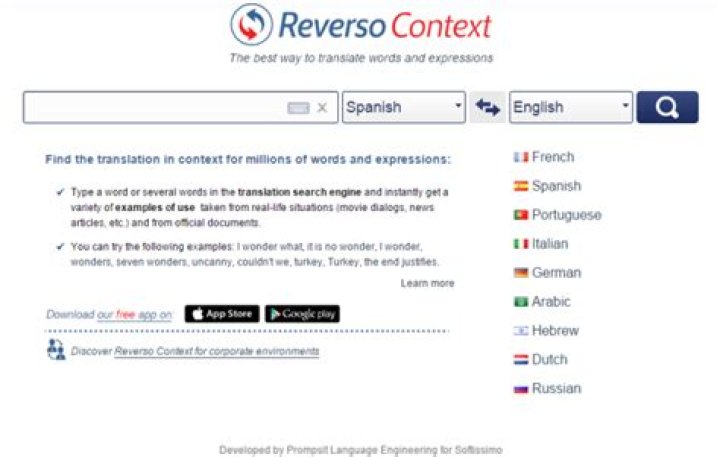 What is reverso context?