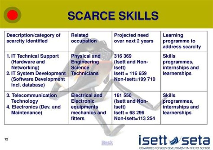 What is scarce skills?