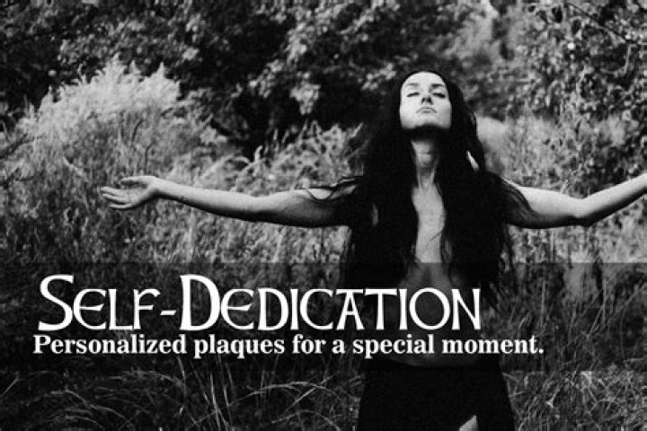 What is self dedication?