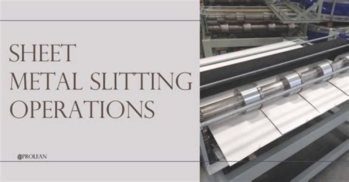 What is sheet metal slitting?