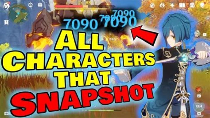 What is snapshotting genshin?