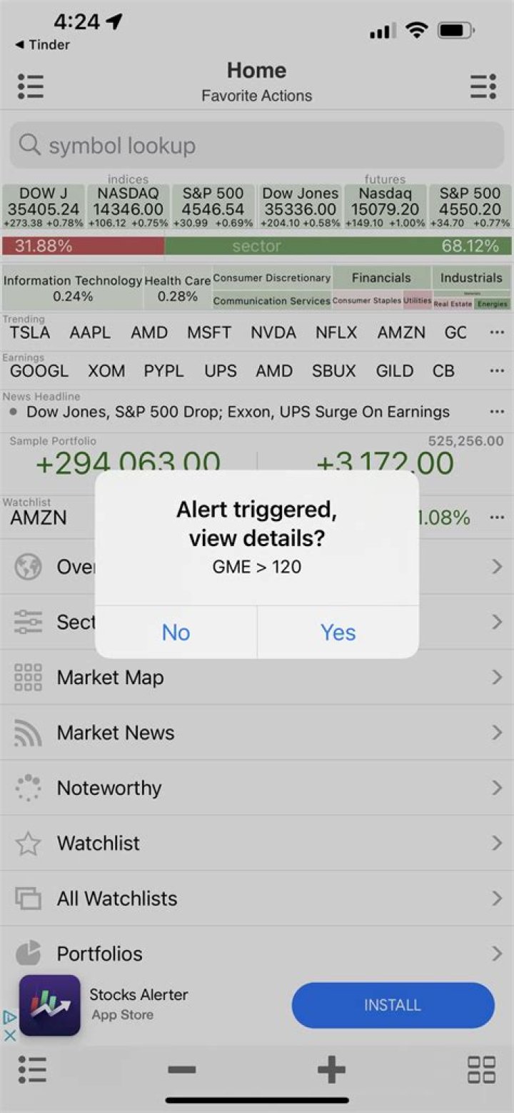What is stock alerter app?