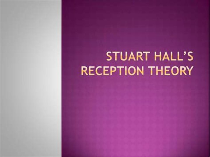 What is stuart hall's reception theory?