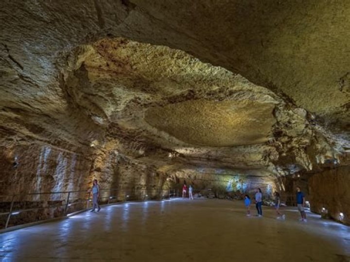 What is the cave in surface of volcanoes?