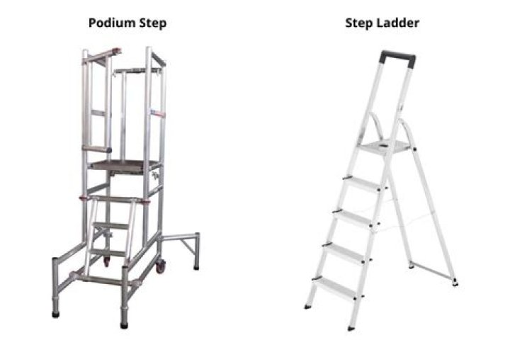 What is the difference between a ladder and a stepladder?