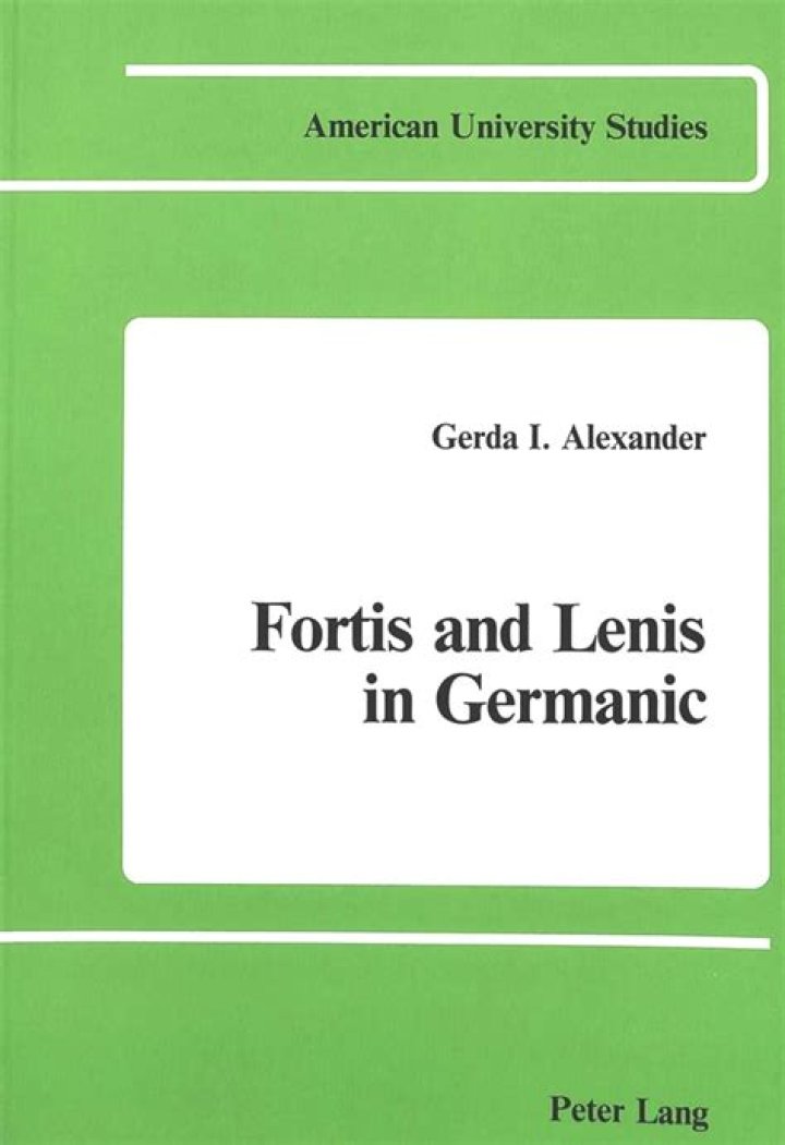 What is the difference between fortis and lenis?