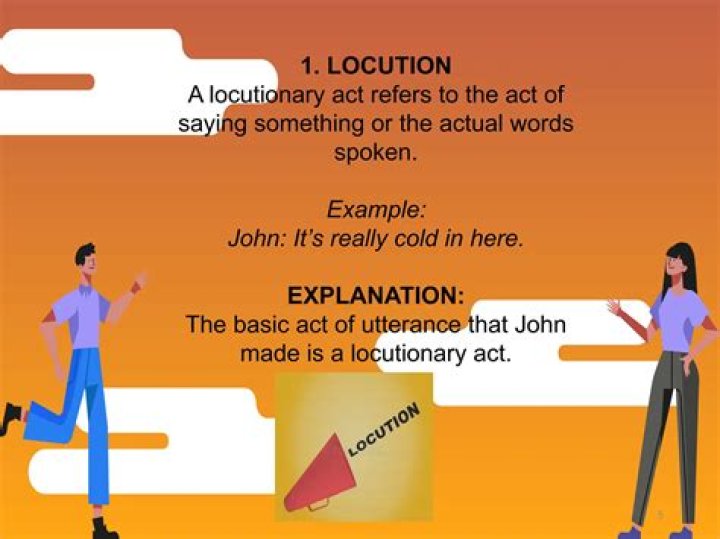 What is the difference between locution and illocution?