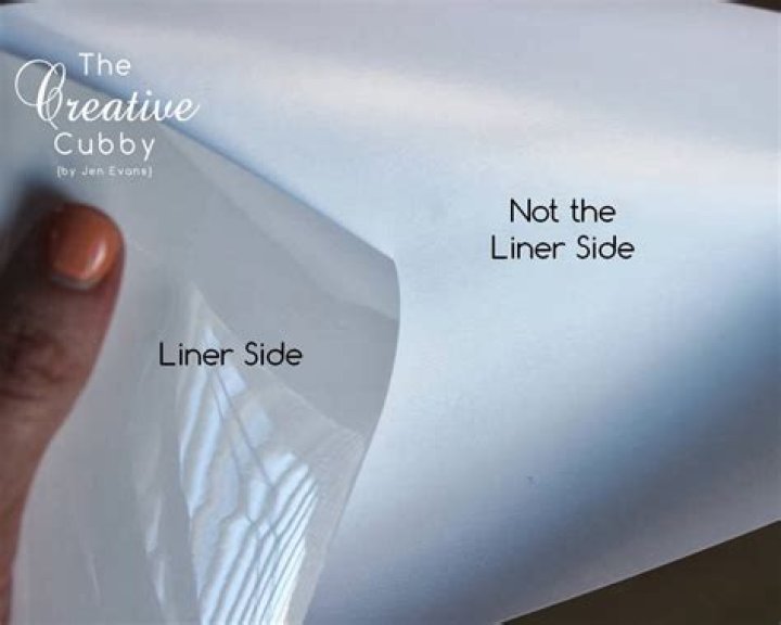 What is the liner side of permanent vinyl?