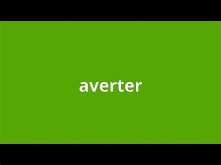 What is the meaning of averter?