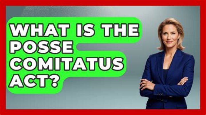 What is the meaning of posse comitatus?
