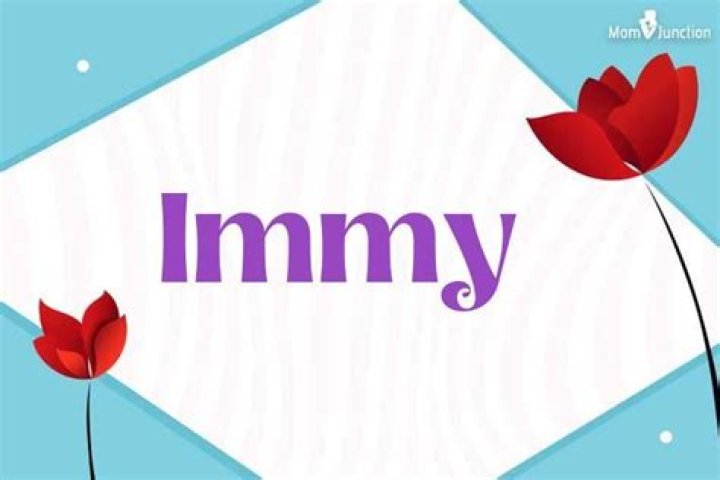 What is the meaning of the name immy?