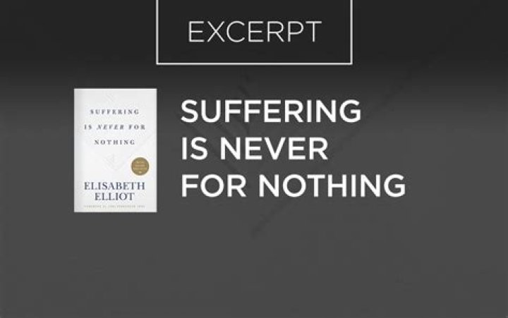 What is the point of suffering?
