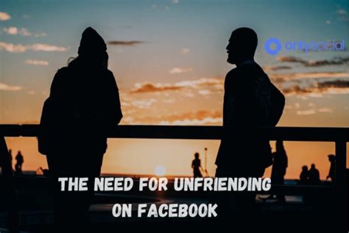 What is unfriending on facebook?