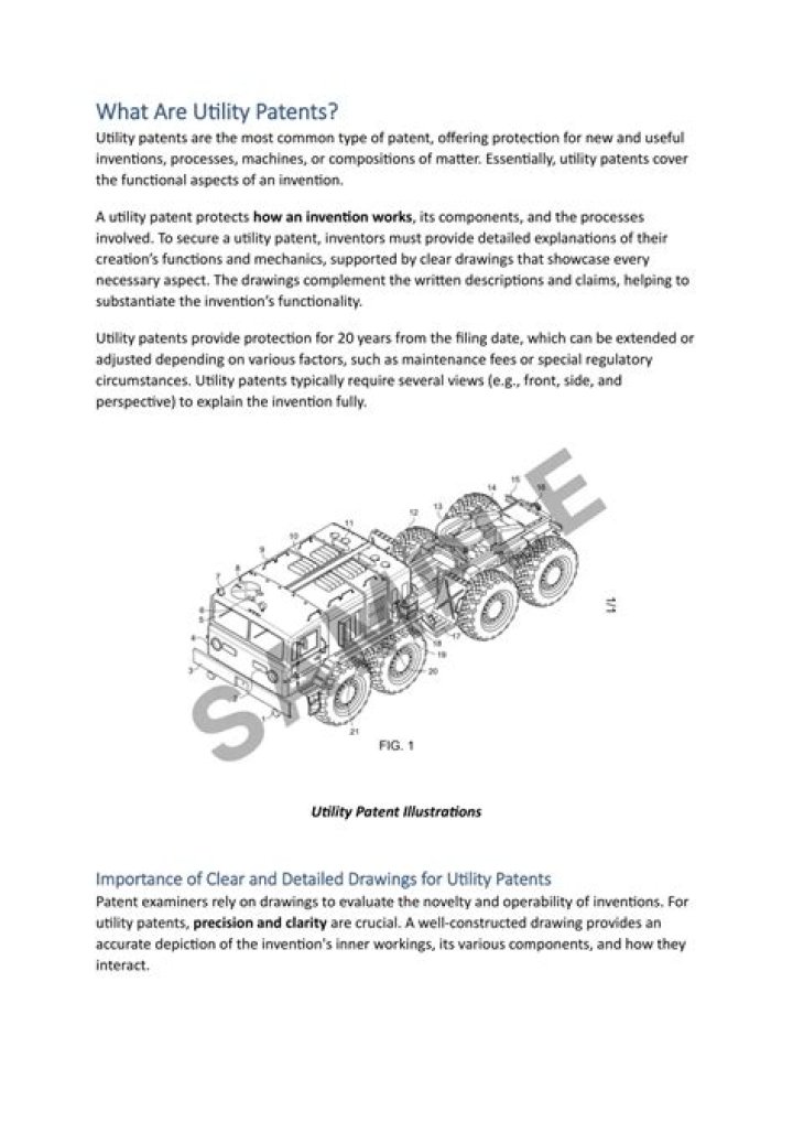 What is utility patent?