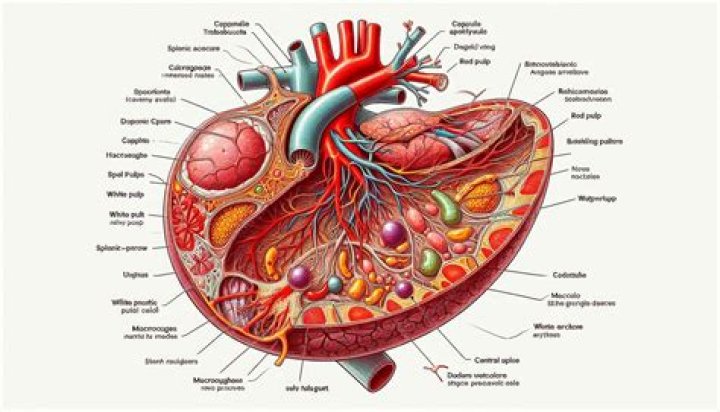 What organ lies under the heart?