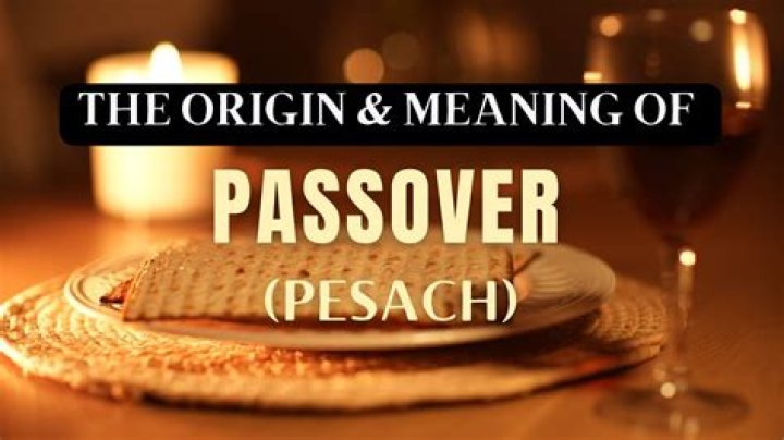 What passover means in the bible?