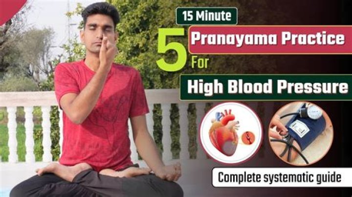 What pranayama for high blood pressure?