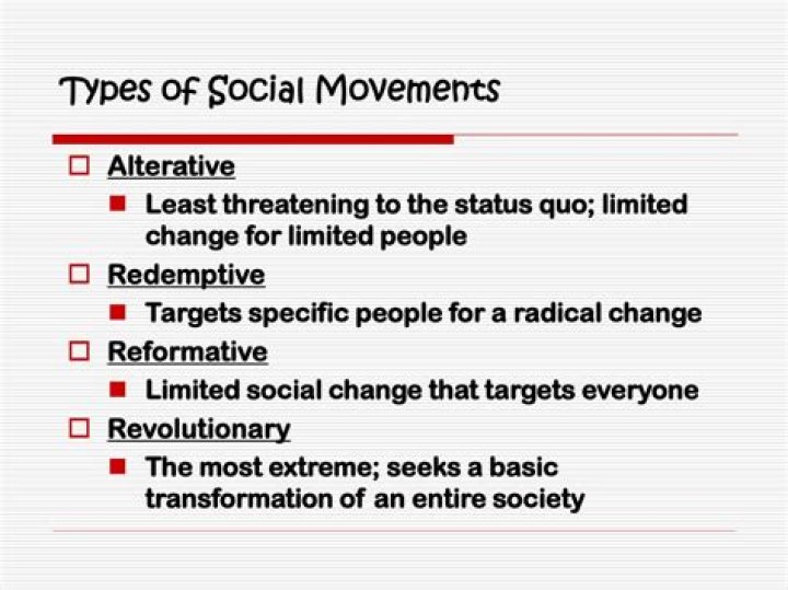 What reformative social movements?