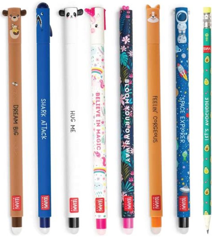 What rubs out pen?