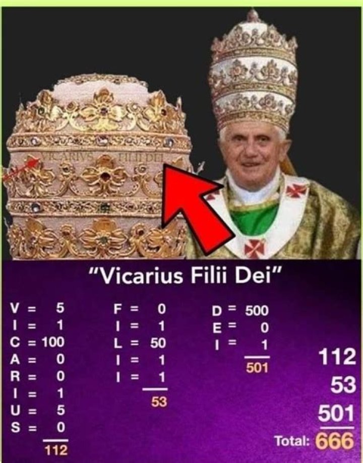 What vicarius filii dei means?