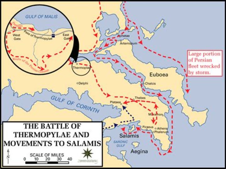 What was themistocles trap?