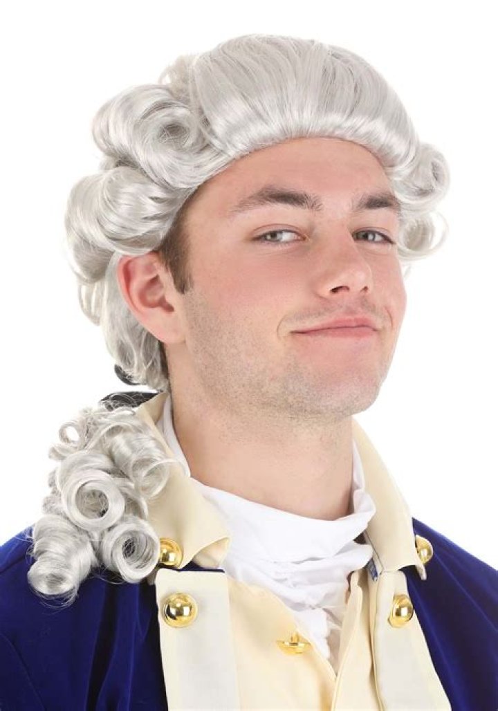 What were periwigs made of?