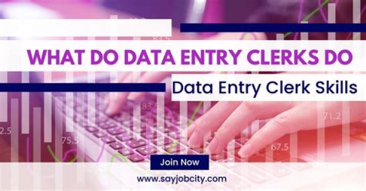 Whats a data entry clerk?