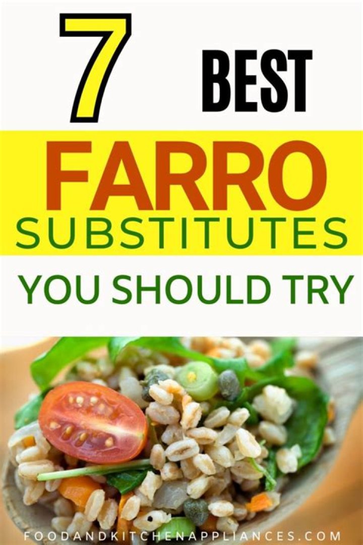 Whats a good substitute for farro?