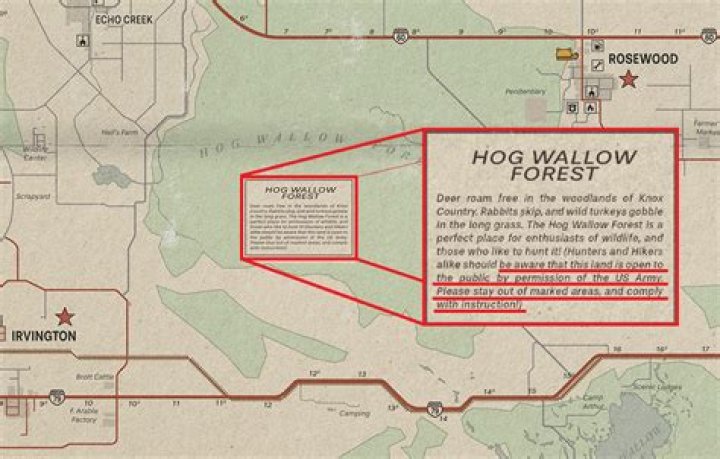 Whats a hog wallow?
