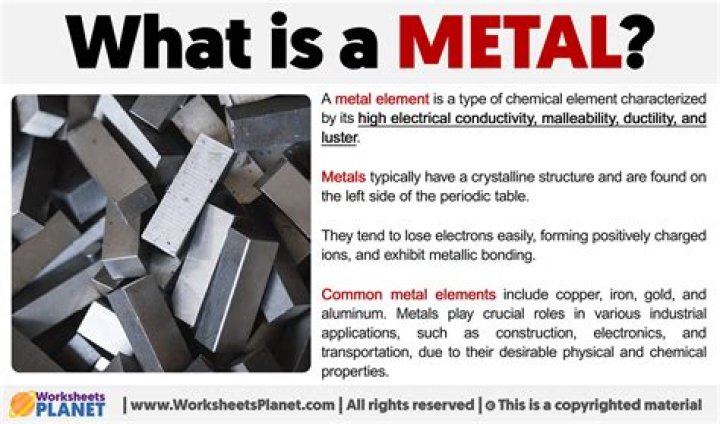 Whats a metallic element?