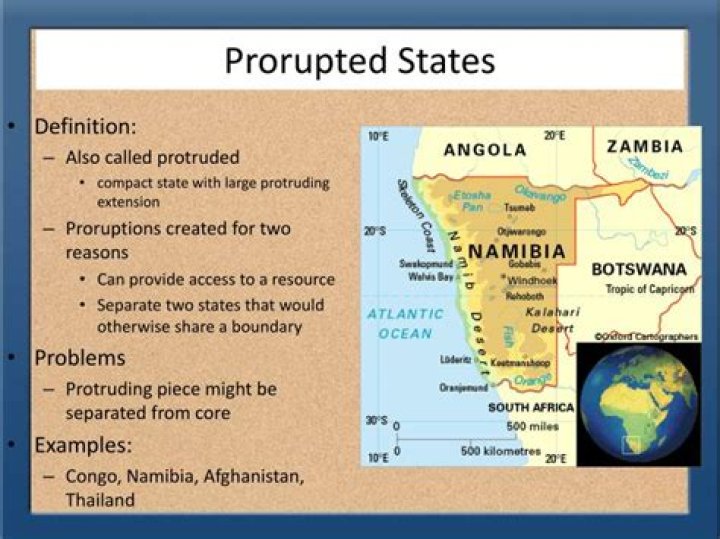 What's a protruded state?
