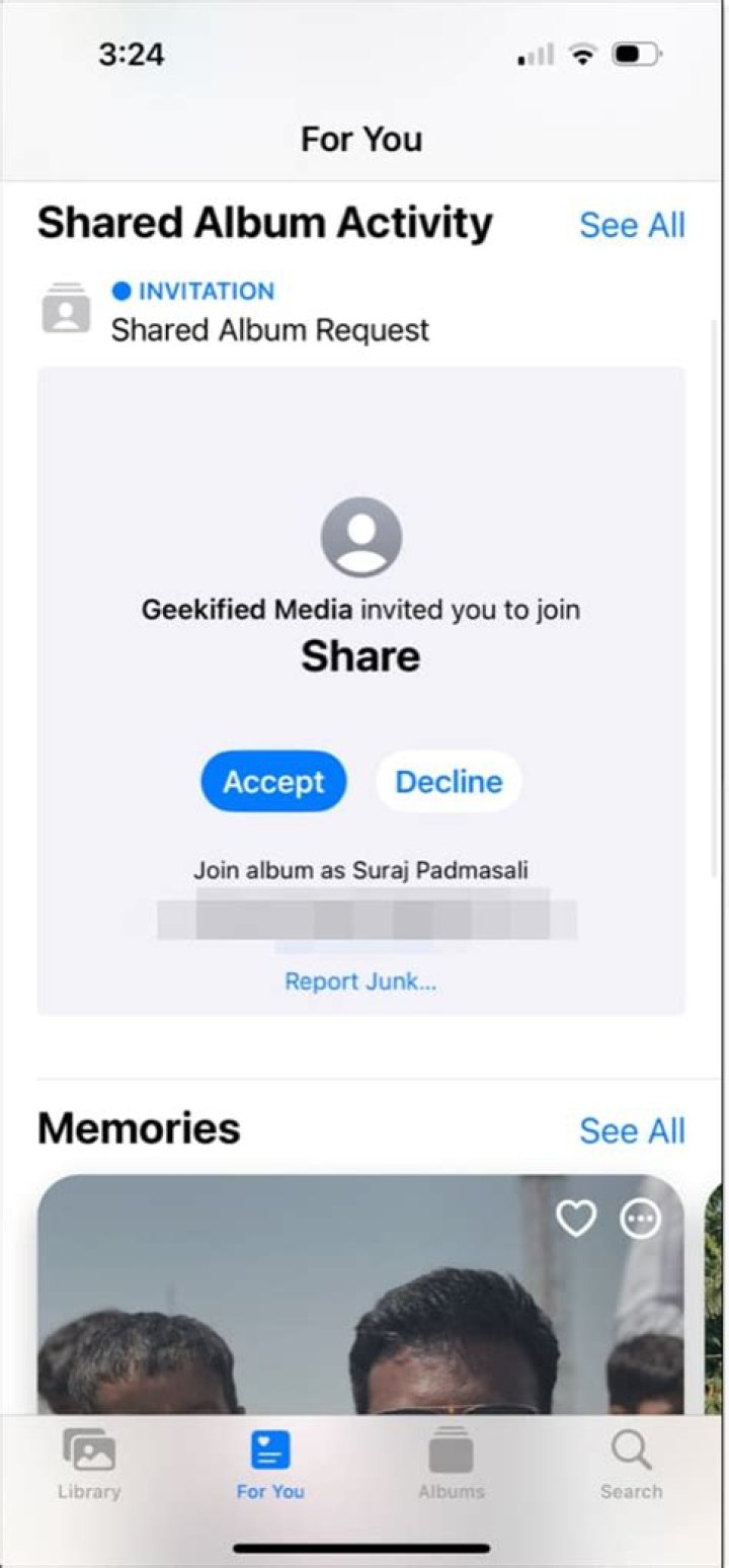 Whats a shared album?
