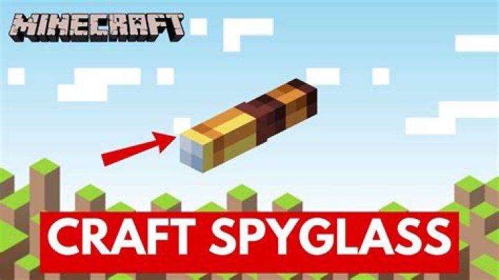 Whats a spyglass minecraft?