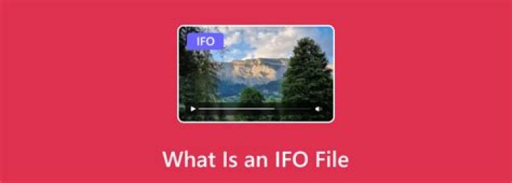 Whats an ifo file?